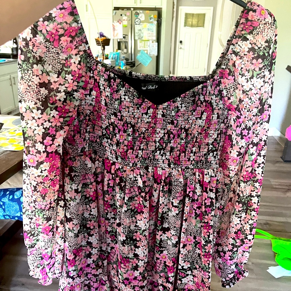 Crystal Doll Babydoll Flower Dress - Gorgeous!!